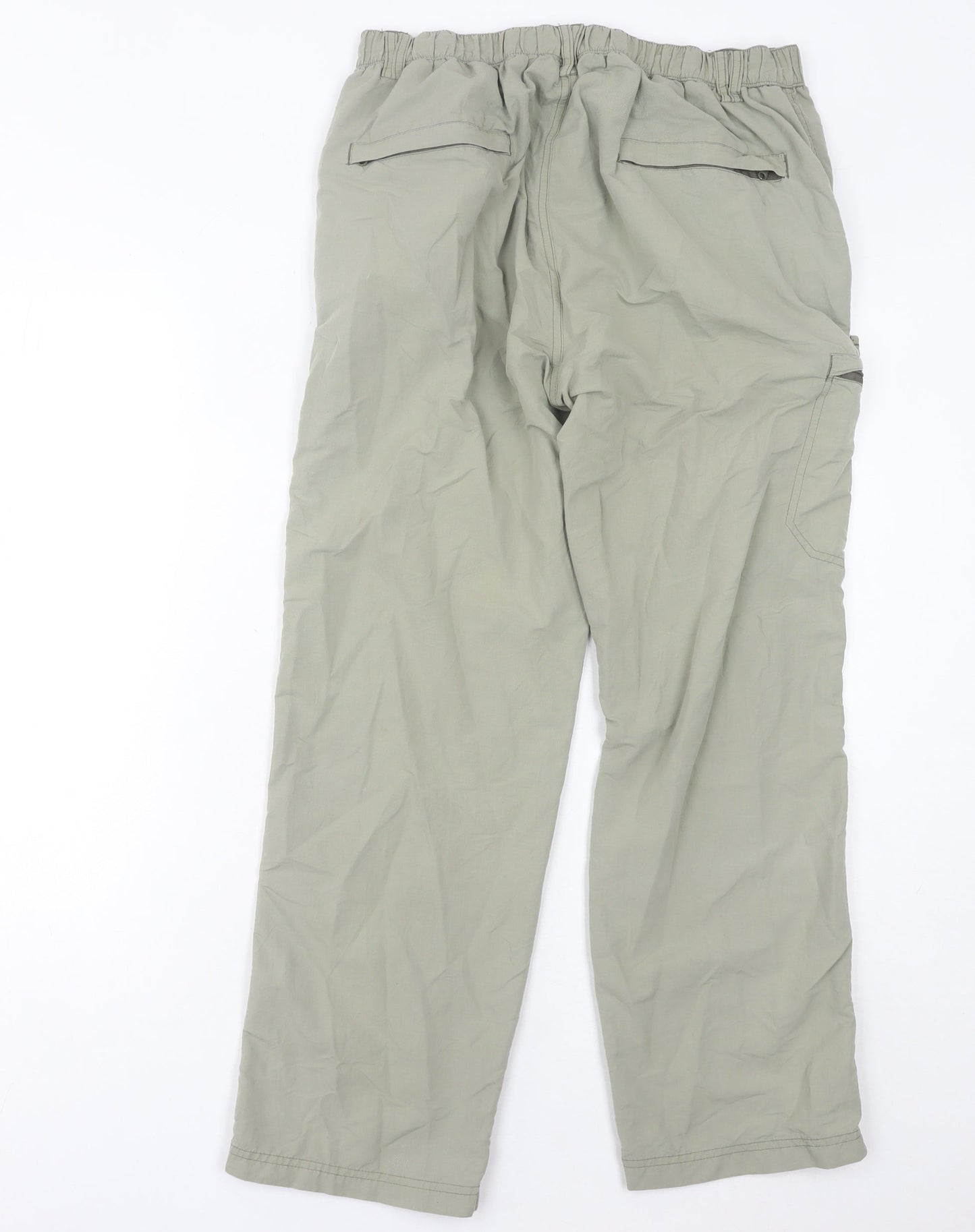 Peter Storm Men’s Green Walking Trousers 34S Cotton Hiking Pants