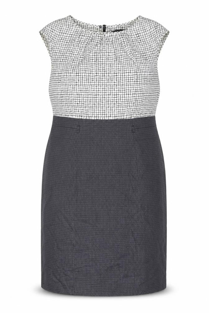 Marks and Spencer Women’s Black White Sheath Dress UK 20 Workwear