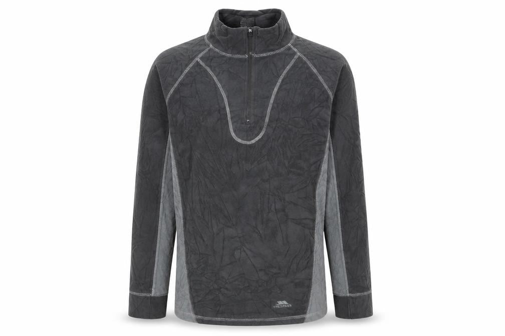 Mens UK L Regular Trespass Grey Pullover Sweatshirt