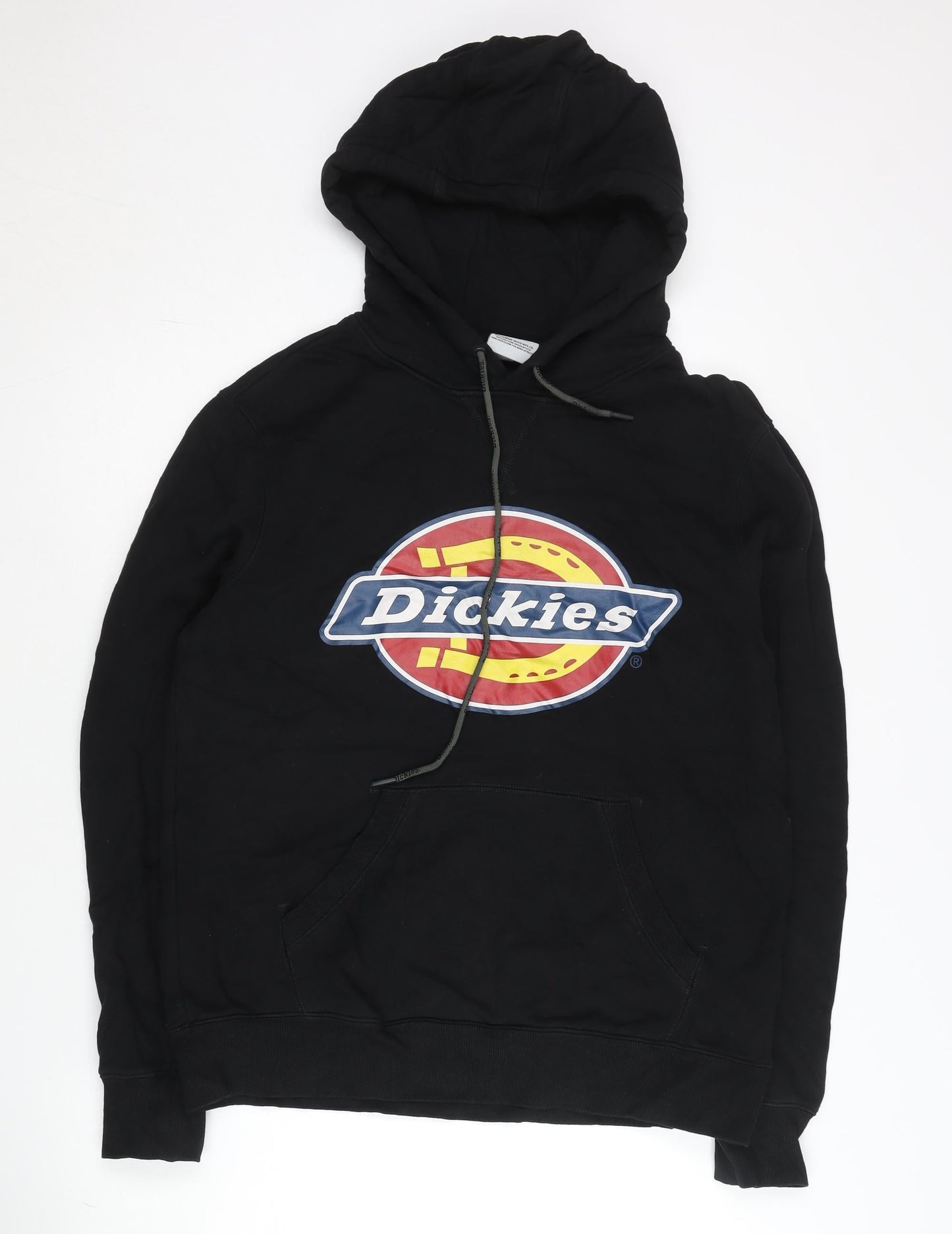 Dickies Men’s Black XL Pullover Hoodie Logo Graphic Cotton