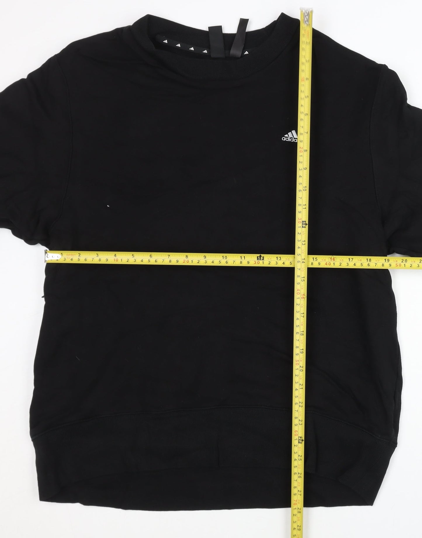 Adidas Men’s Black L Pullover Sweatshirt Long Sleeve Crew Neck