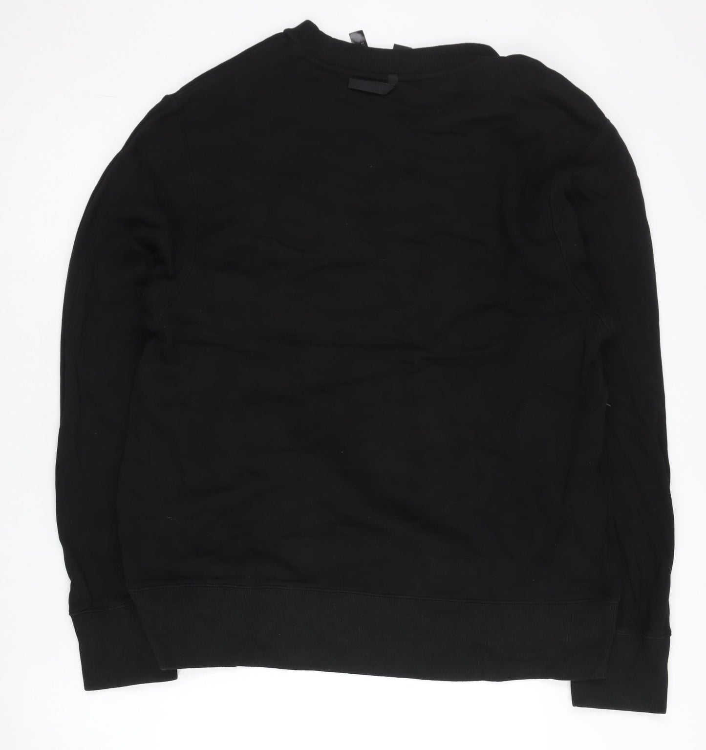 Adidas Men’s Black L Pullover Sweatshirt Long Sleeve Crew Neck