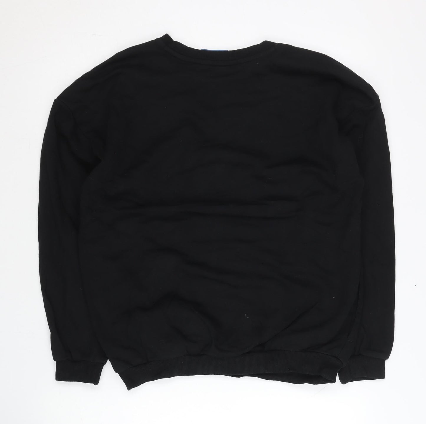 Adidas Mens Black XS Sweatshirt Crew Neck Logo Pullover