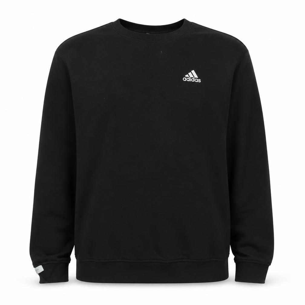 Mens UK S Regular adidas Black Pullover Sweatshirt