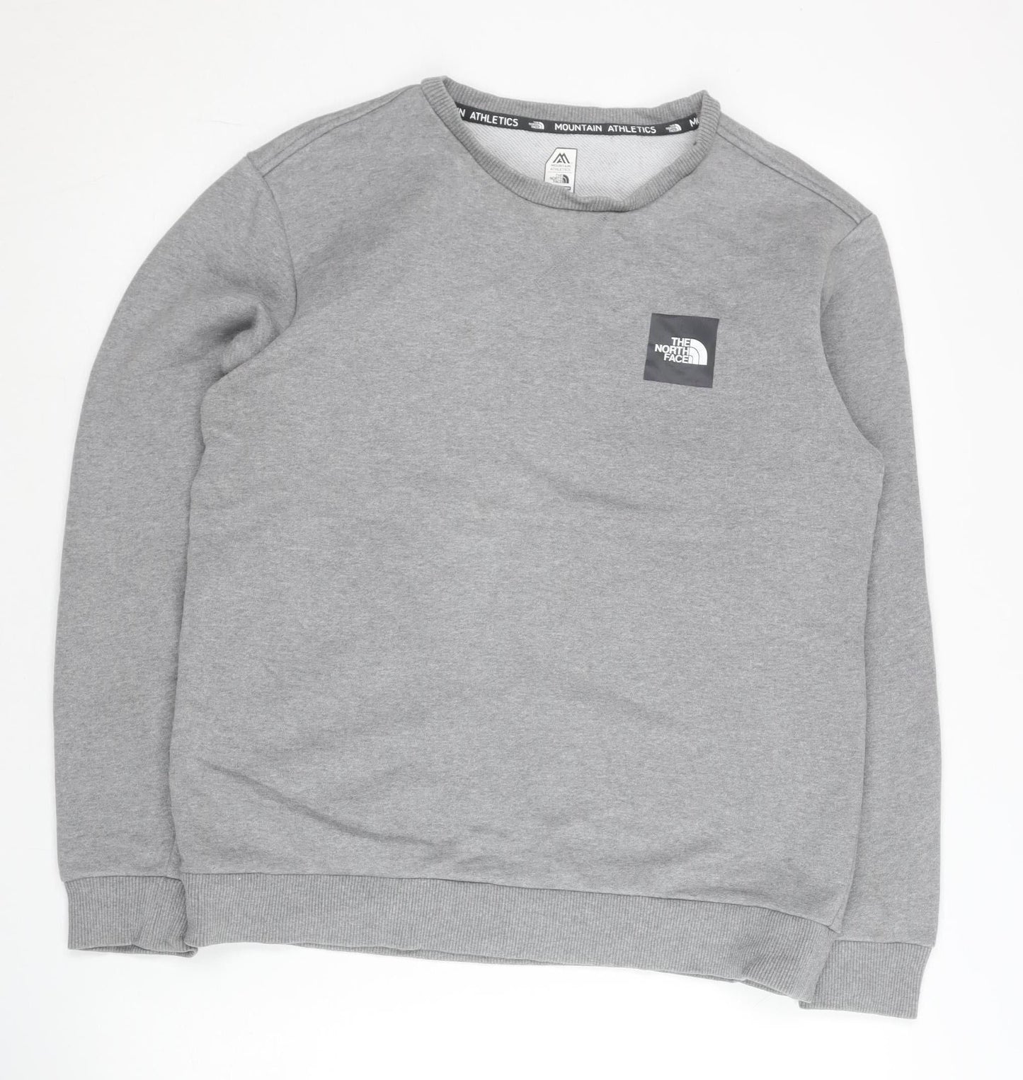 The North Face Men’s Grey Crew Neck Pullover Sweatshirt Size S
