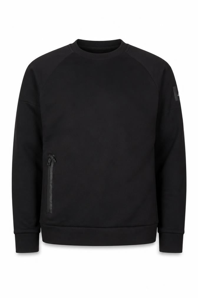 Mens UK M Regular adidas Black Pullover Sweatshirt