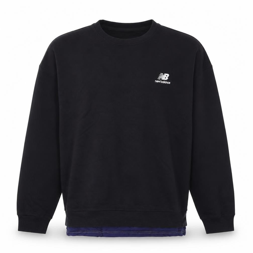 Mens UK S Regular New Balance Black Pullover Sweatshirt