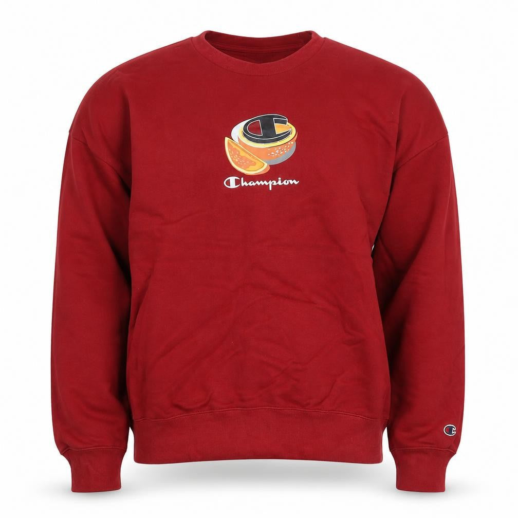 Mens UK L Regular Champion Red Pullover Sweatshirt