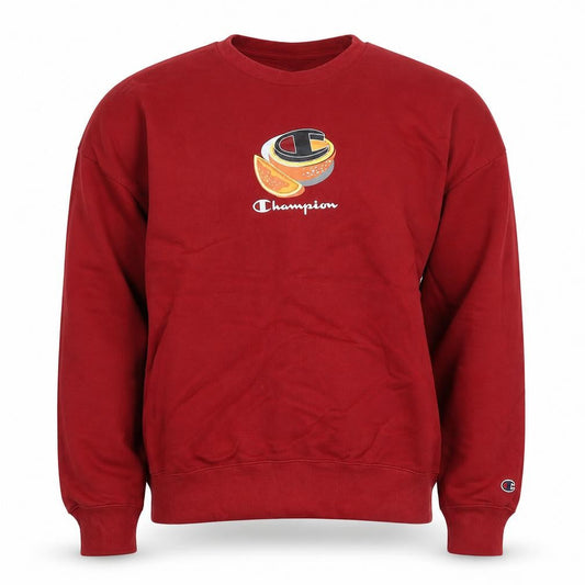 Mens UK L Regular Champion Red Pullover Sweatshirt
