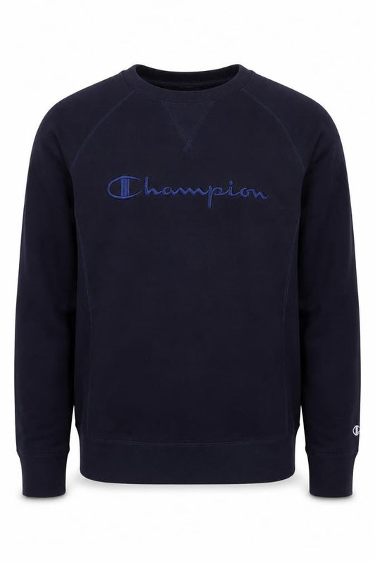 Mens UK S Regular Champion Blue Pullover Sweatshirt