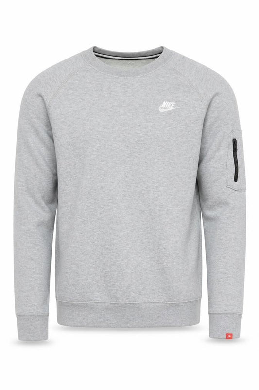 Mens UK M Regular Nike Grey Pullover Sweatshirt