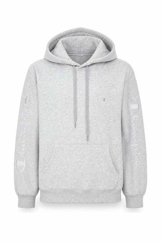 Mens UK M Regular Champion Grey Pullover Hoodie