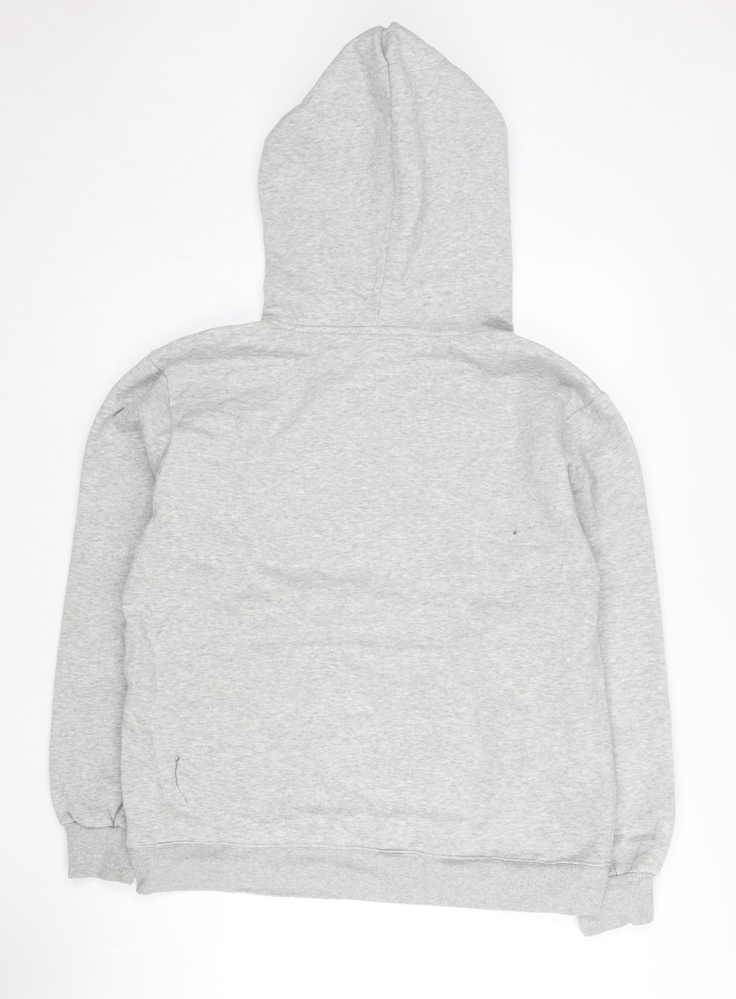 Champion Mens Grey Pullover Hoodie Medium Logo Embroidered Sweatshirt