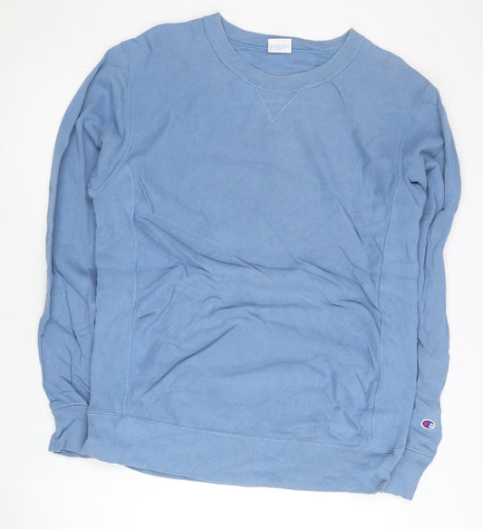 Champion Mens Blue XL Reverse Weave Pullover Sweatshirt