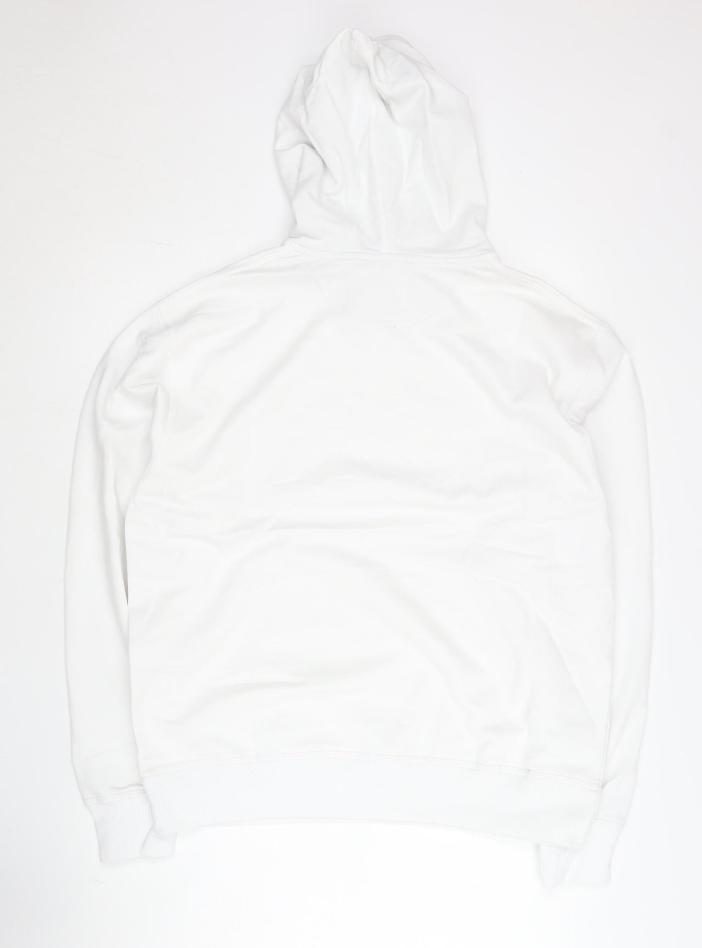 Champion Men’s White Pullover Hoodie Size L Cotton Blend