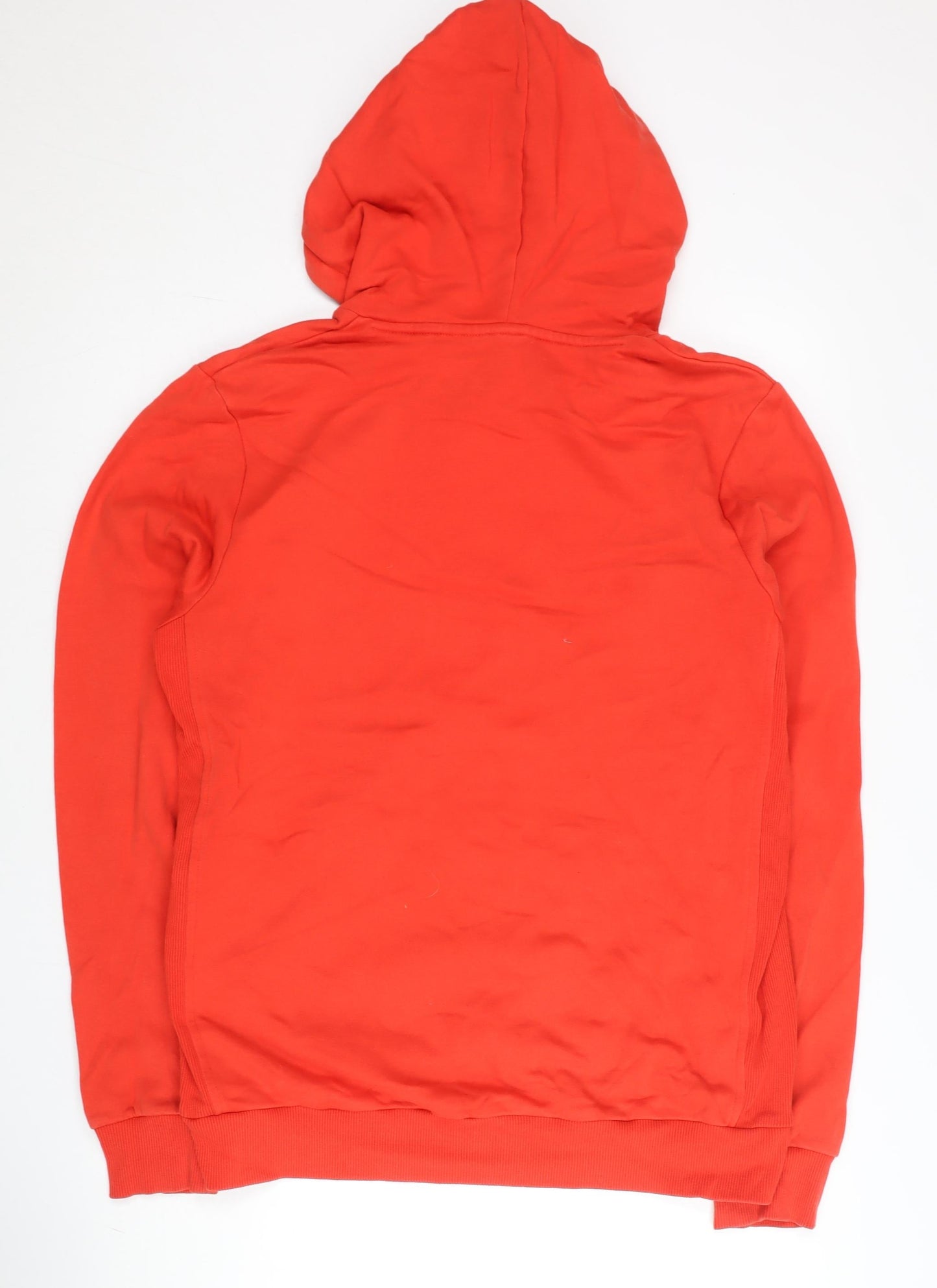 Adidas Neo Men’s Red Pullover Hoodie Size L Sports Logo Sweatshirt