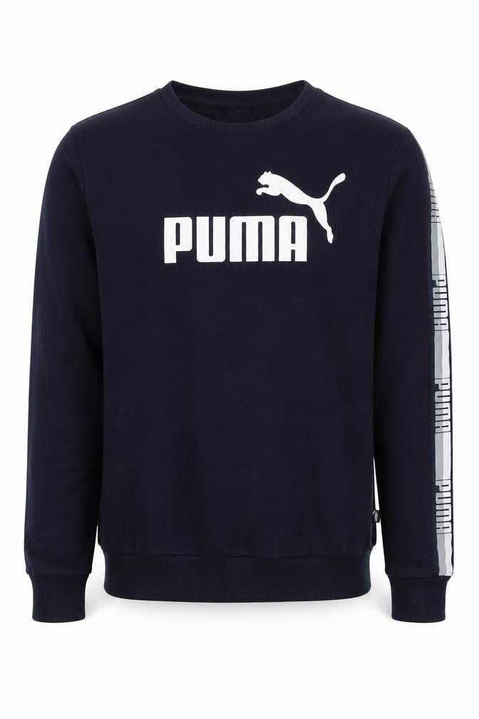 Mens UK S Regular PUMA Blue Pullover Sweatshirt