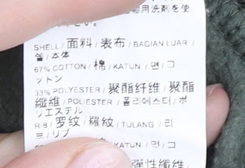 Puma Men’s Green Sweatshirt Small Pullover Zip Accent Crew Neck