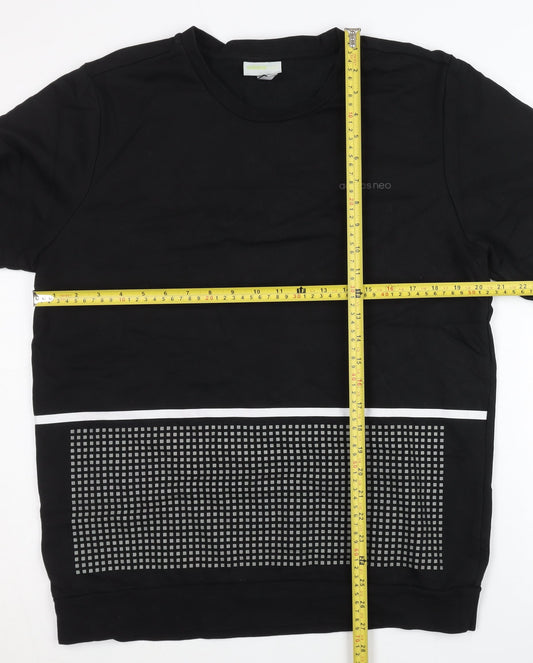 Adidas Neo Men’s Black L Pullover Sweatshirt Sportswear