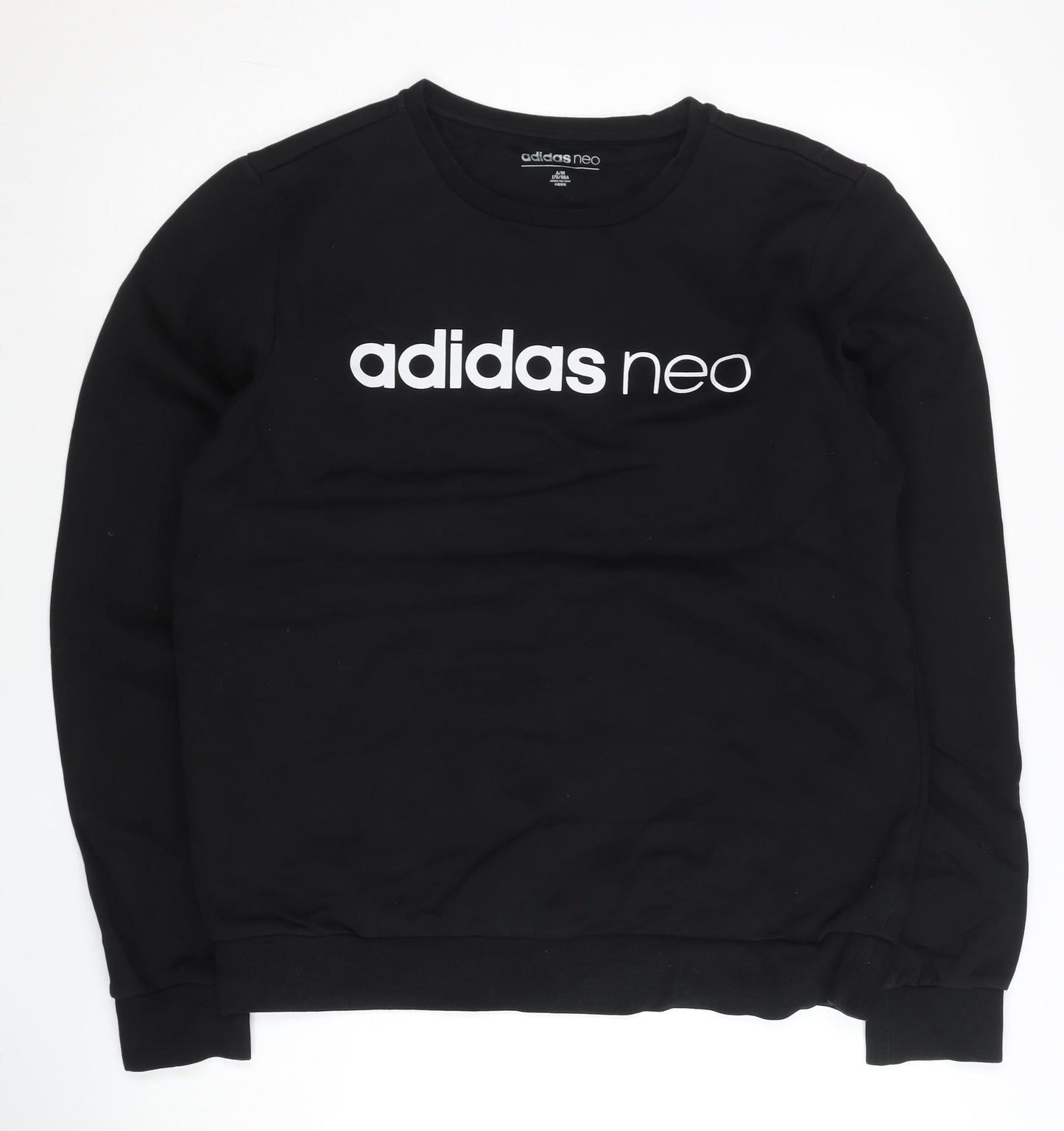 Adidas Neo Men's Black M Pullover Sweatshirt Logo Print