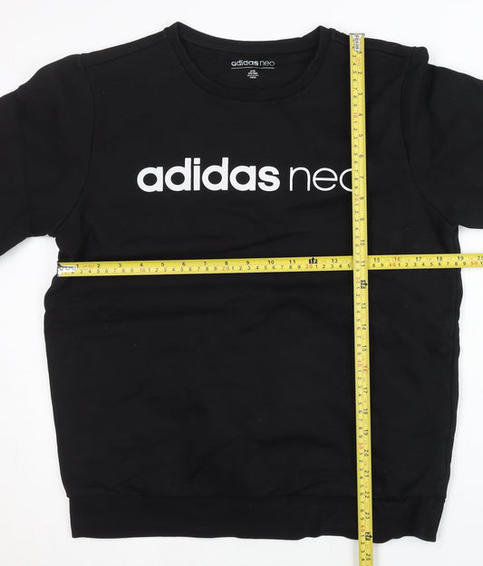 Adidas Neo Men's Black M Pullover Sweatshirt Logo Print