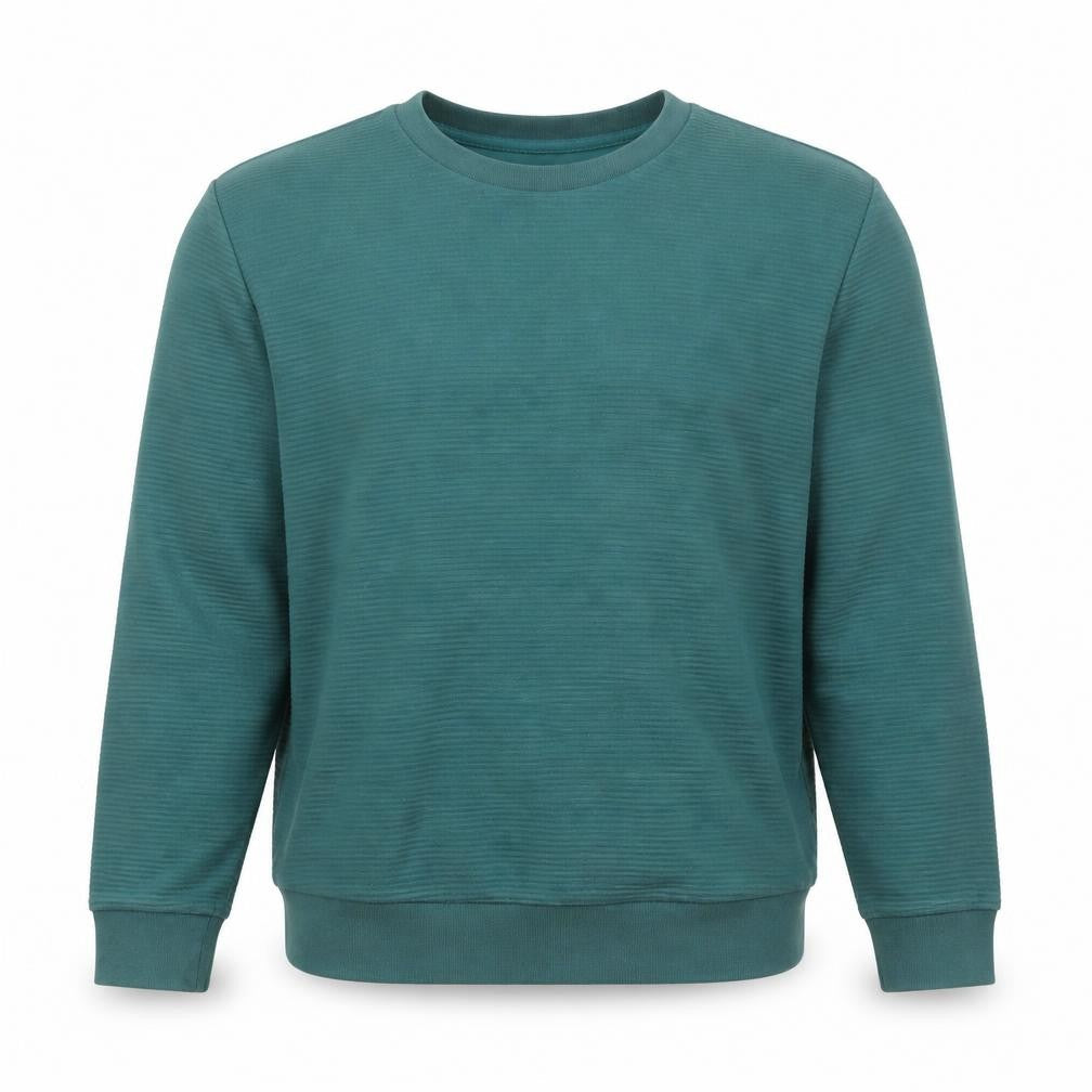 A-FRAME Men’s Green XL Pullover Sweatshirt Crew Neck Cotton