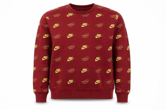Mens UK S Regular Nike Red Pullover Sweatshirt
