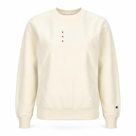 Womens UK XS Regular Champion Ivory Pullover Sweatshirt