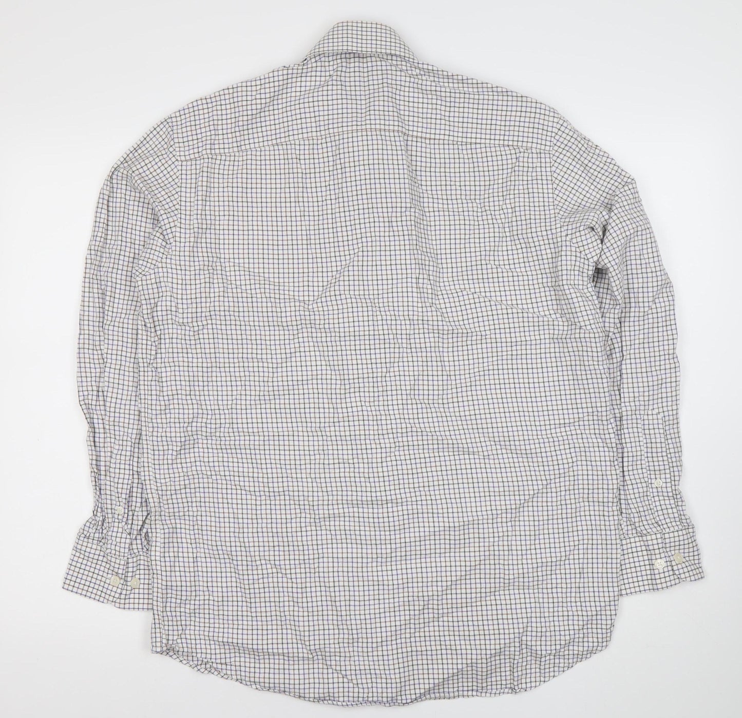 John Lewis Mens Multicoloured Check Classic Fit Shirt 39cm