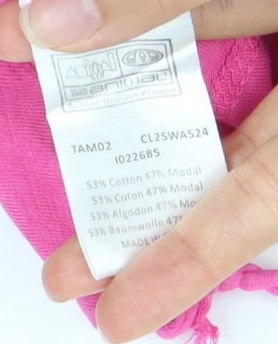 Animal Womens Pink Floral Halter Short Summer Dress Size 16