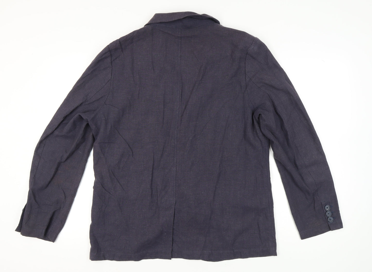 Rohan Men’s Blue Linen Blazer Jacket Size 44 Regular Summer Smart Casual
