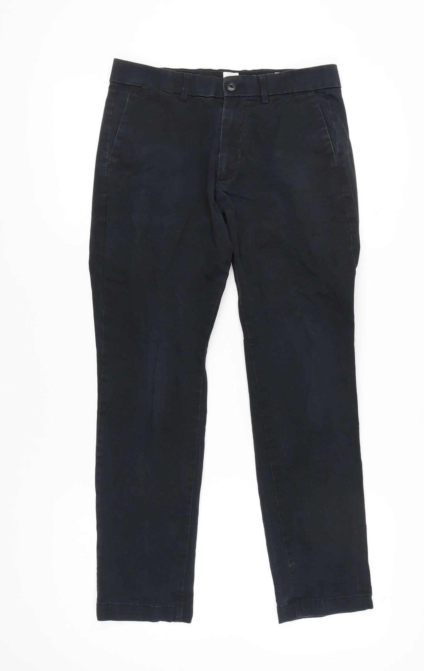 GAP Mens Black Chino Slim Fit Trousers Size 30W 30L