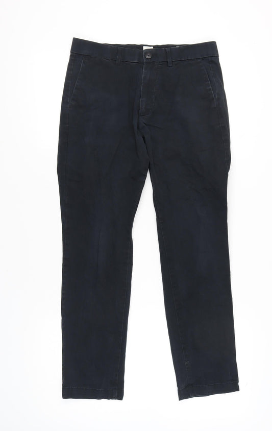 GAP Mens Black Chino Slim Fit Trousers Size 30W 30L