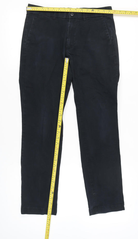 GAP Mens Black Chino Slim Fit Trousers Size 30W 30L