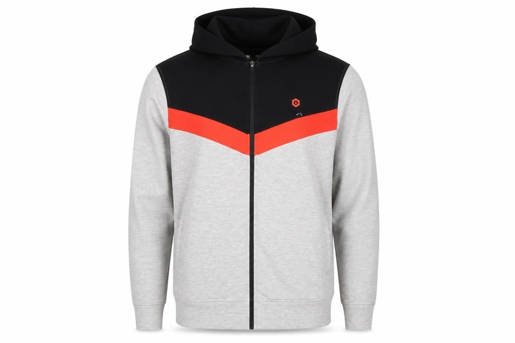 Mens UK XL Regular JACK & JONES Multicoloured Full Zip Hoodie