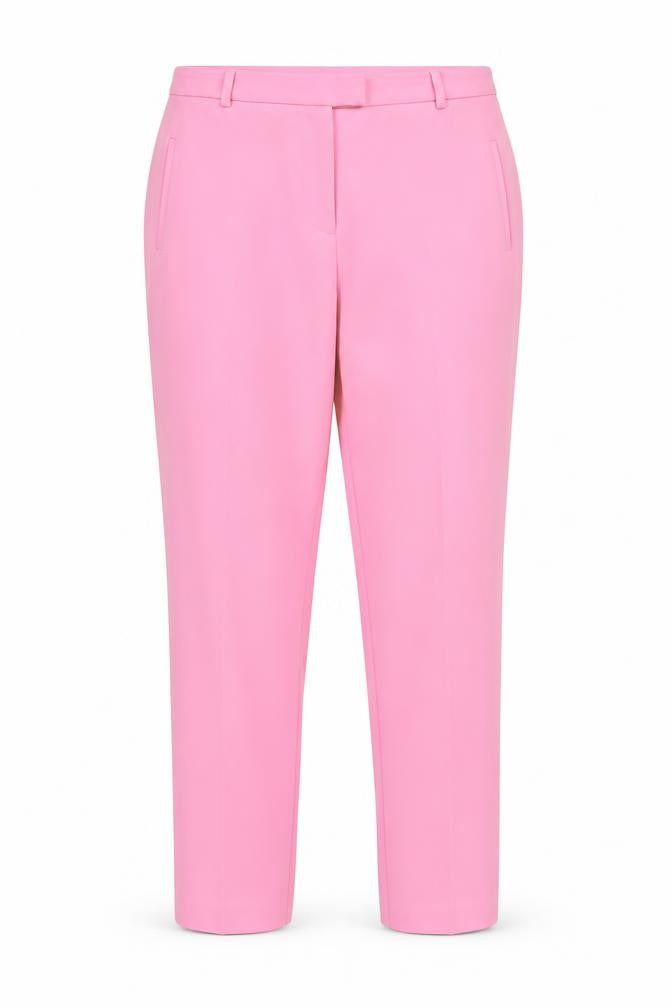 Miss Selfridge Womens Pink Size 14 Straight Leg Trousers