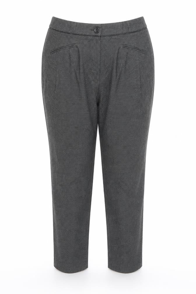 Select Women’s Grey Check Dress Pants Size 14 Work Trousers