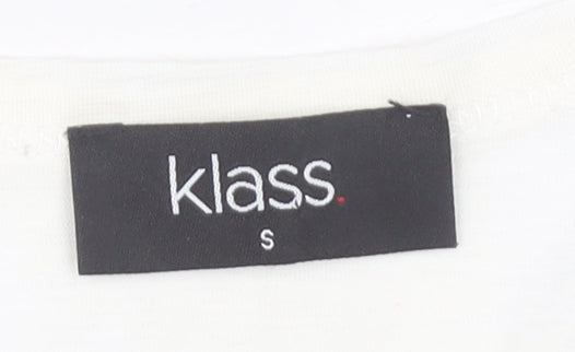 Klass Womens Multicoloured Floral Tank Top Scoop Neck Summer S