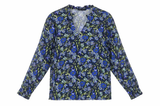 Womens UK Size 10 Crew Clothing Company Multicoloured Viscose Blouse