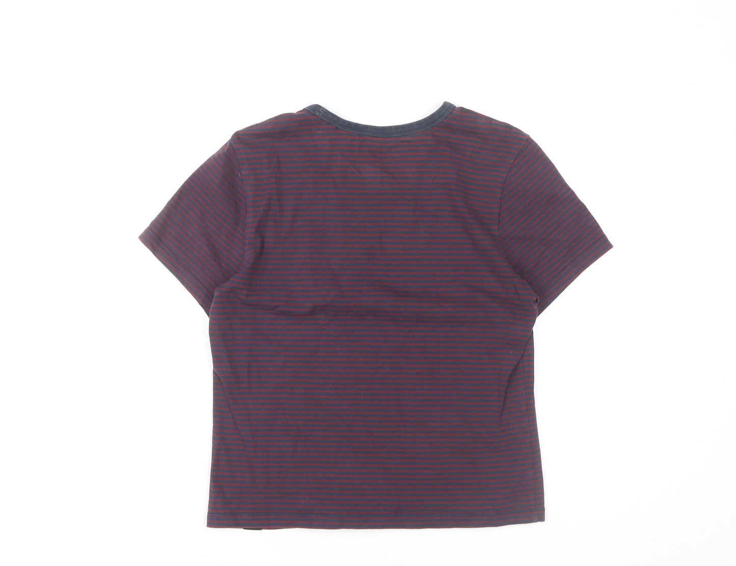 Levi's Womens Striped T-Shirt Medium Multicoloured Short Sleeve Casual
