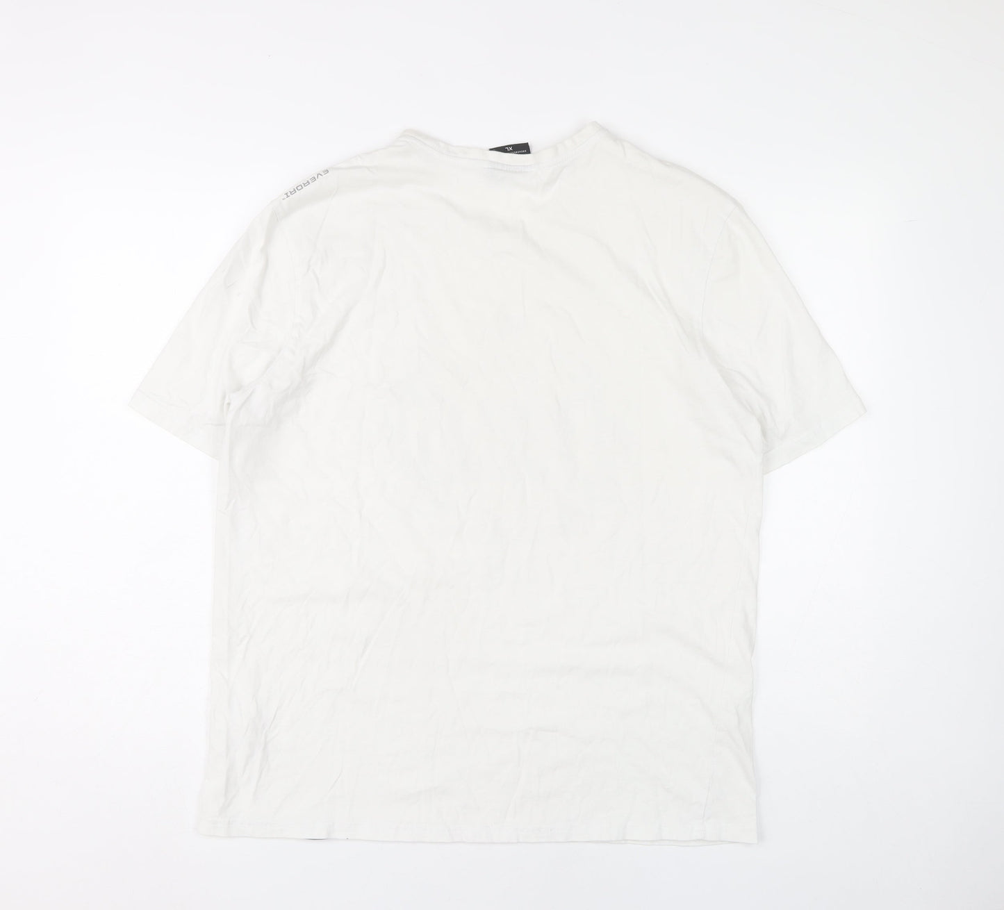 Everlast Men's White XL Sports Graphic Crew Neck T-Shirt