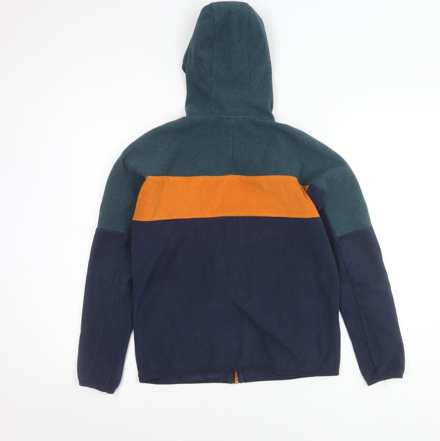 Craghoppers Boys Blue Green Orange Fleece Hooded Full Zip Jacket Age 13 EU 158