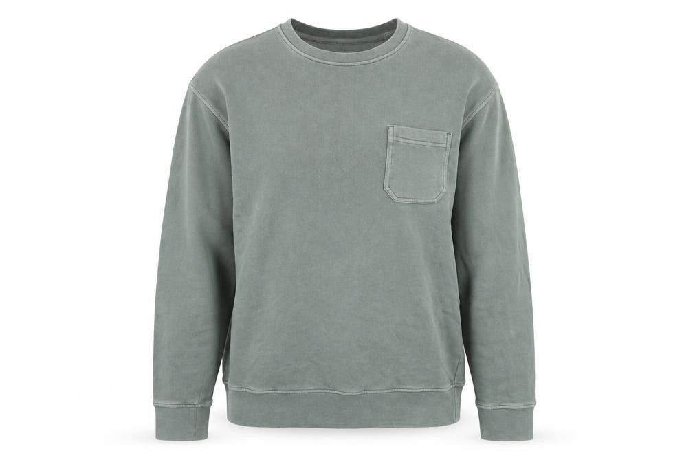 Marks Womens & Spencer Green M Sweatshirt Relaxed Fit Cotton
