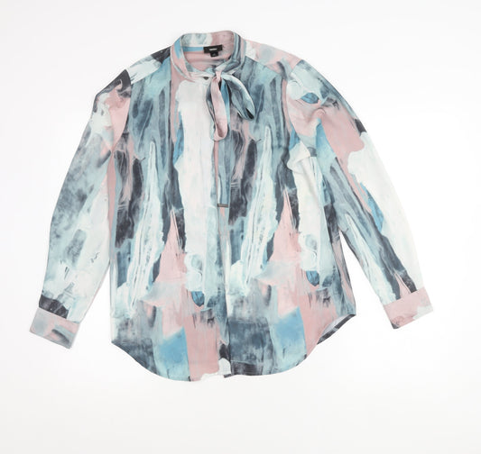 Wayf Women’s Multicoloured Tunic Blouse Long Sleeve Size S