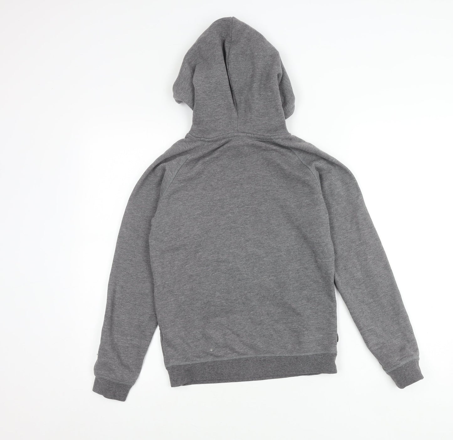 Mazine Boys Grey Pullover Hoodie 15-16 Yrs Regular Fit Cotton Blend