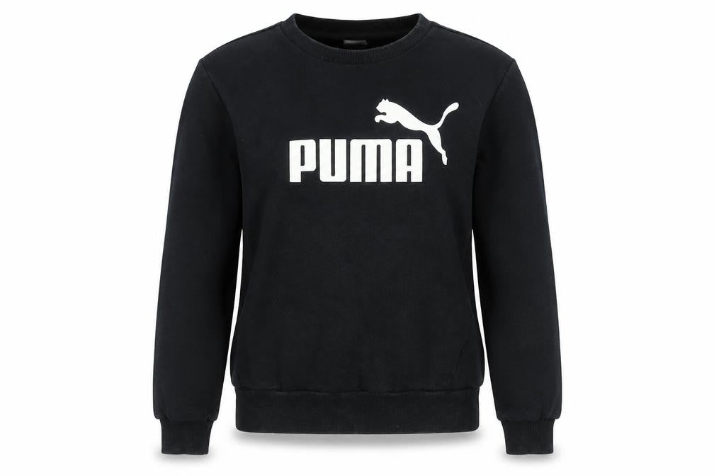 Womens UK S Regular PUMA Black Pullover Sweatshirt