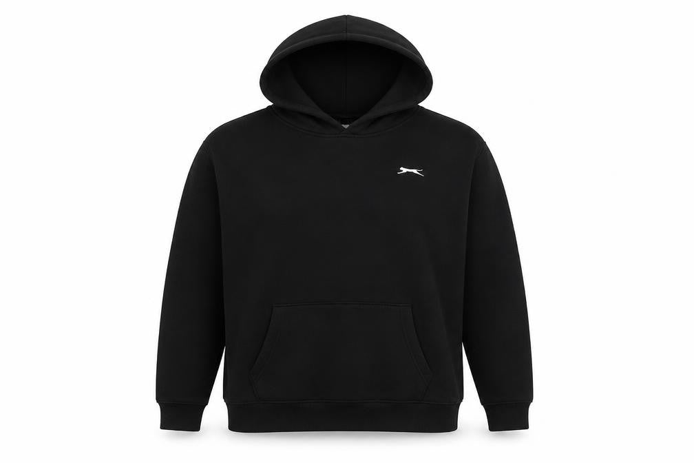 Womens UK 10 Regular Slazenger Black Pullover Hoodie