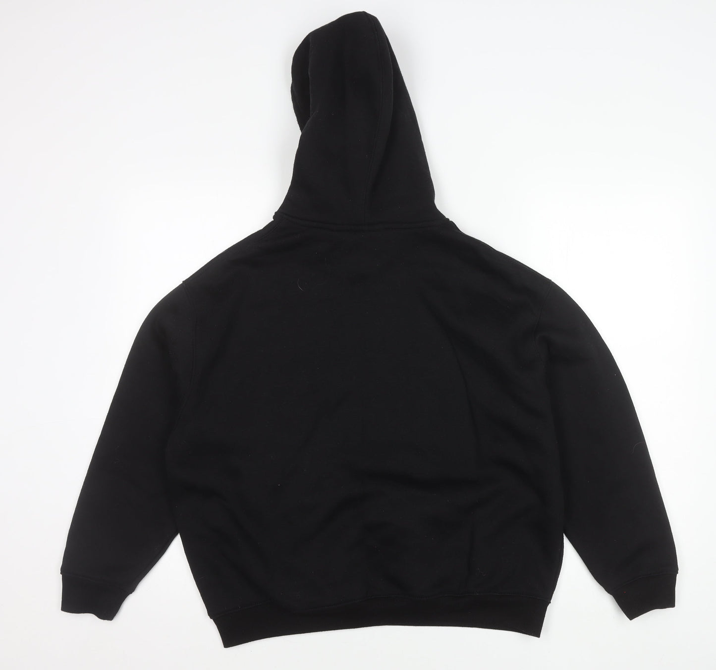 Slazenger Women Black Hoodie Size 10 Pullover Logo Sportswear