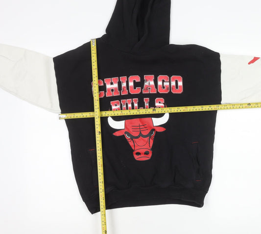 Marks and Spencer Boys Black Chicago Bulls NBA Pullover Hoodie 10-11 Years