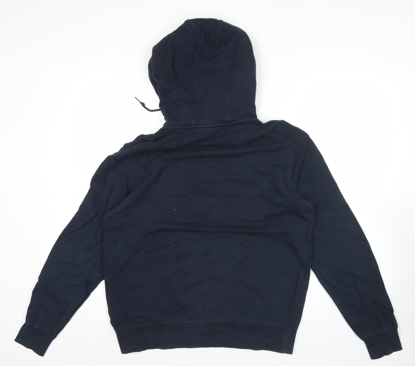 Dickies Mens Blue Pullover Hoodie Size L Logo Graphic Hooded Sweatshirt